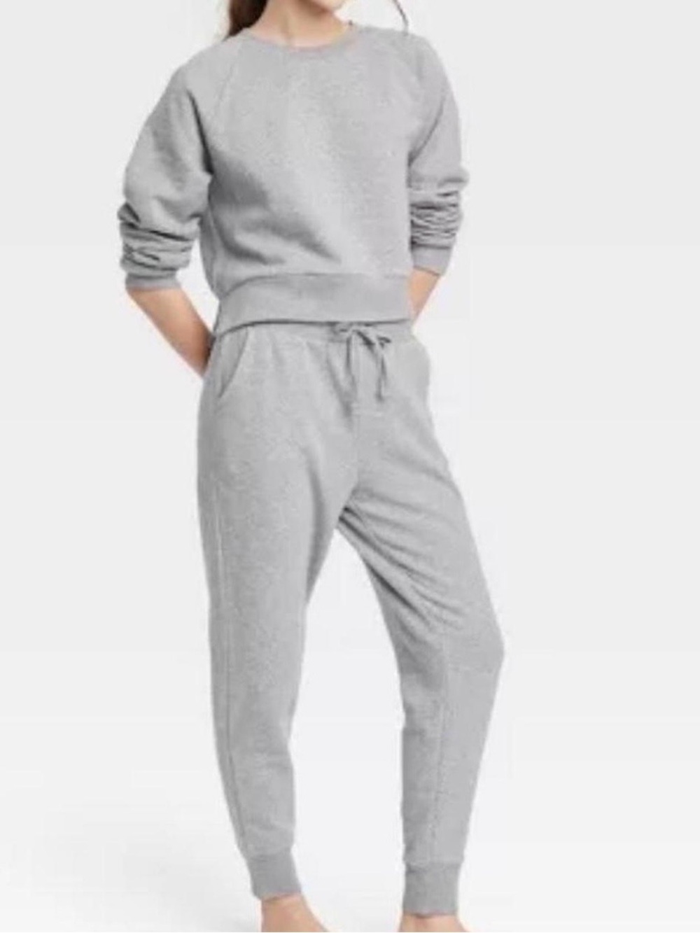 Women's Grey Colsie Joggers and Sweatshirt set - size medium